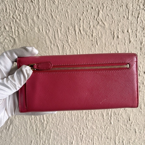 Prada Saffiano Leather Long Wallet EUC - Picture 2 of 7